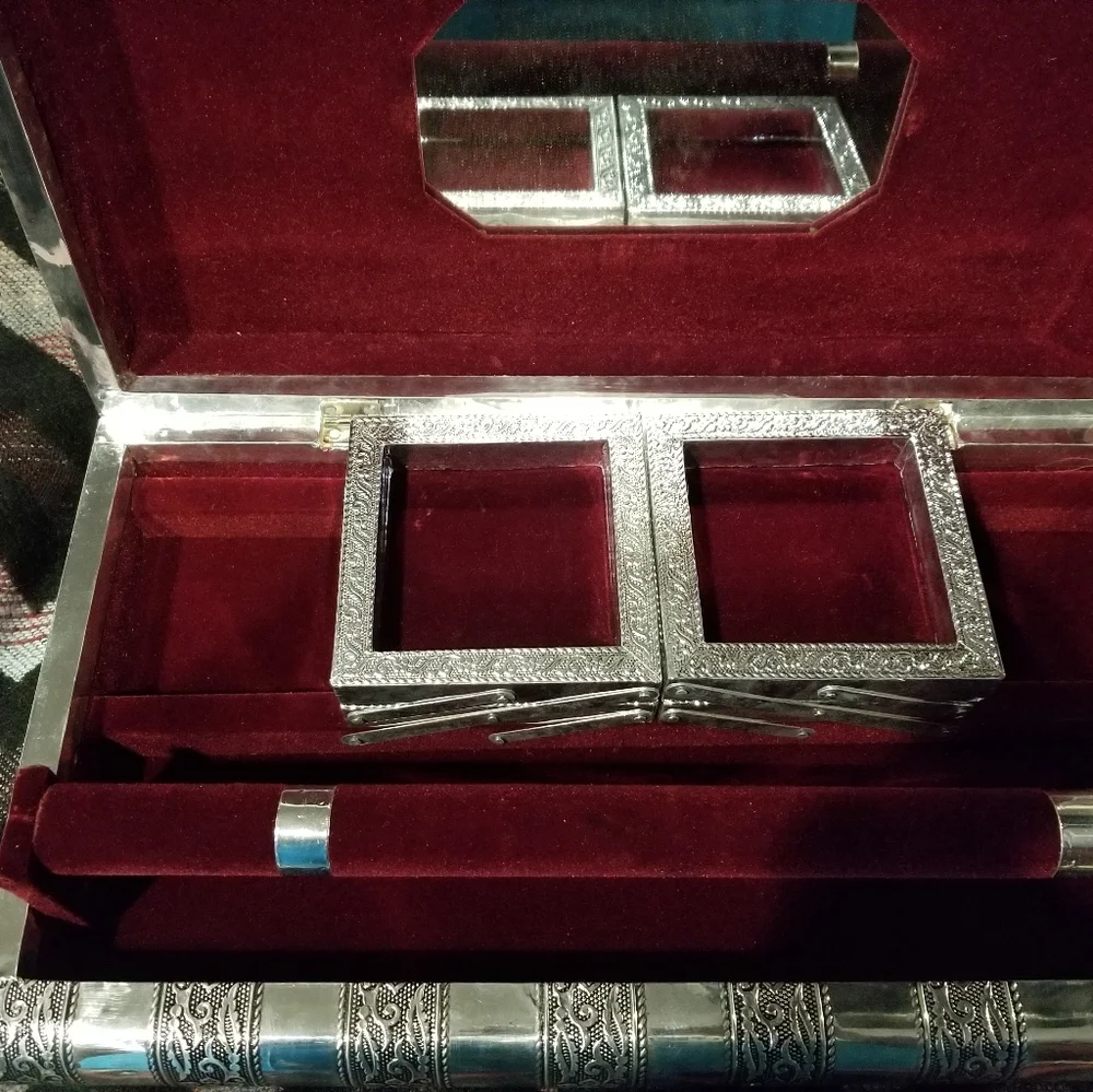 Gorgeous Large Aluminum Buddha Jewelry box
